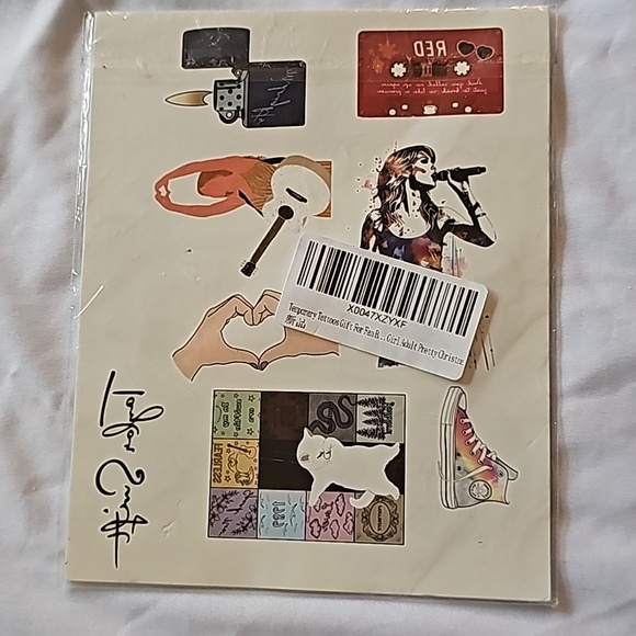 Taylor swift tattoos and tapestry. Selling as set. - Picture 2 of 3